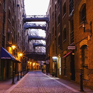 England, London, Southwark, Butlers Wharf, Shad Thames, Converted Victorian Warehouses