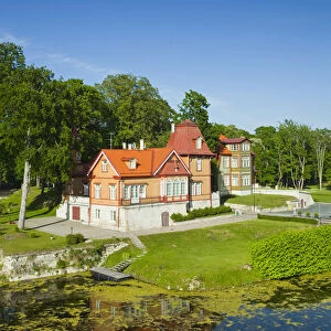 Estonia, Western Estonia Islands, Saaremaa Island, Kuressaare, Kuressaare Castle Park