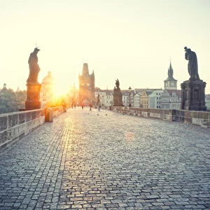 Europe, Czech Republic, Central Bohemia Region, Prague. Charles Bridge