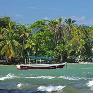 Fishing boat at the port of Puerto Viejo de Talamanca, Caribbean, Costa Rica
