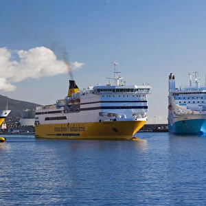 France, Corsica, Haute-Corse Department, Le Cap Corse, Bastia, Corsica Ferry