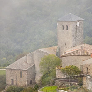 France, Languedoc-Roussillon Region, Aude Department, Black Mountain Area, Saissac