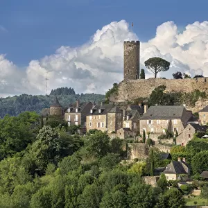 France, Limousin, Correze, Turenne, The medieval village and castle of Turenne