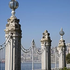 The gates of the Dolmabahce Palace in Istanbul