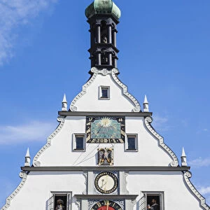 Germany, Bavaria, Romantic Road, Rothenburg ob der Tauber, Facade of The Ratstrinkstube