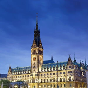 Germany, Hamburg, City Hall (Rathaus)
