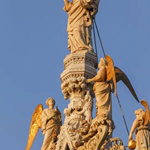 God father and Angels on Basilica di San Marco, Venice, Veneto, Italy