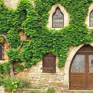 Gothic Windows & Door, Bruniquel, Tarn-et-Garonne, Occitanie, France
