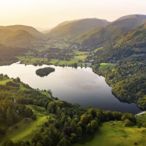 Grasmere Lake from Loughrigg Fell, Cumbria, England