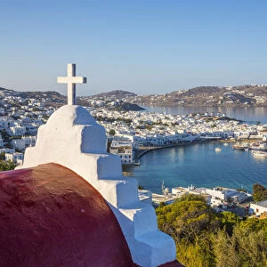 Greek orthodox chapel, Chora (Mykonos Town), Mykonos, Cyclades Islands, Greece