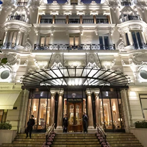 Hotel de Paris Monte-Carlo at Night, Monte Carlo, Monaco