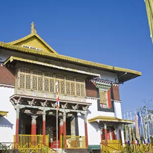 India, Sikkim, Pelling, Pemayangtse Gompa, One of Sikkims oldest and most