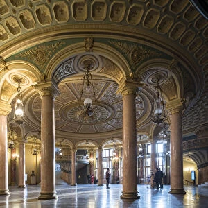 Interior of Romanian Athenaeum Concert Hall, Bucharest, Romania
