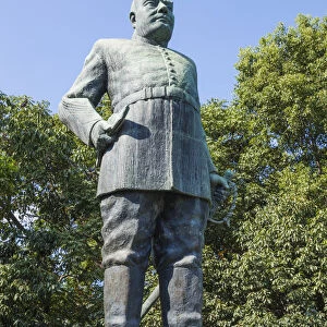 Japan, Kyushu, Kagoshima, Kagoshima City, Statue of Saigo Takamori