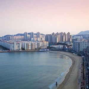 Korea, Gyeongsangnam-do, Busan, Gwangan - Gwangalli beach, View of Gwangan - Gwangalli