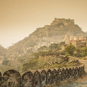 Kumbhalgarh fort (UNESCO World Heritage Site), Rajasthan, India