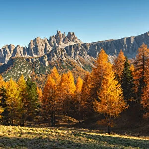 Lastoi de Formin in autumn season, Cortina d Ampezzo, Veneto, Italy