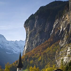 Lauterbrunnen Church, Berner Oberland, Switzerland