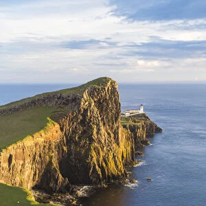 Lighthouse, Neist Point, Isle of Skye, Highland Region, Scotland