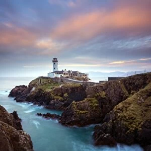 One of the lighthouses on the island, the Fanad Head, County Donegal, Ireland