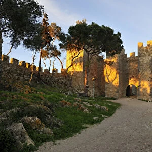 The medieval castle of Sesimbra, Portugal