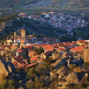 The medieval and historic village of Monsanto in the evening. Portugal