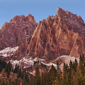 Mountain impression Monte Cristallo - Italy, Veneto, Belluno, Dolomiti d Ampezzo