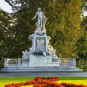 Mozart statue, Burggarten, Vienna, Austria