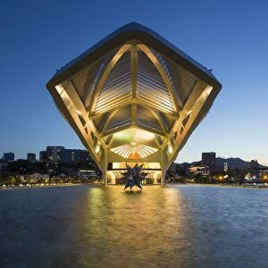 The Museu do Amanha (Museum of Tomorrow) by Santiago Calatrava opened December 2015