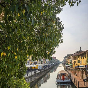 Naviglio Grande, Milan, Lombardy, Italy