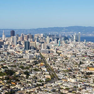 North America, USA, America, California, San Francisco, View of downtown from Mount