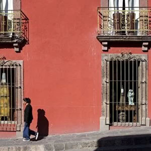 Old colonial streets, San Miguel de Allende, Guanajuato state, Mexico