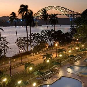 Panama, Panama Canal, Bridge Of The Americas, Pacific Entrance, Amador Causeway, Hotel
