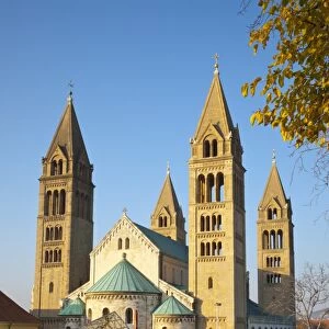 Pecs Cathedral, Pecs, Southern Transdanubia, Hungary