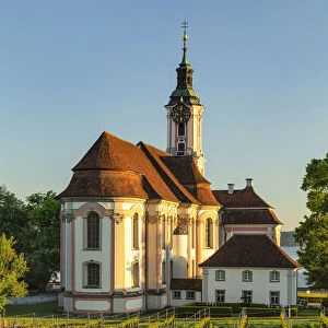 Pilgrimage church Birnau near Birnau, Unteruhldingen, Lake Constance, Upper Swabia, Baden Wurttemberg, Germany