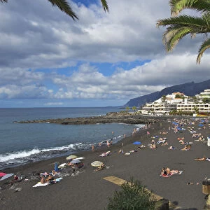 Playa Arena in Puerto Santiago, Tenerife, Canary Islands, Spain