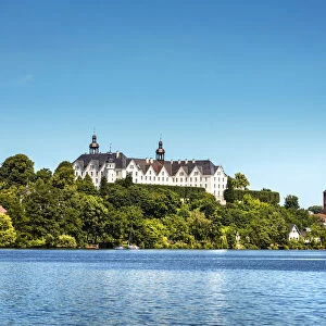 Plon castle, Plon lake, Holsteinische Schweiz, Baltic coast