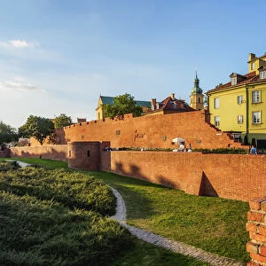 Poland, Masovian Voivodeship, Warsaw, Old Town Walls