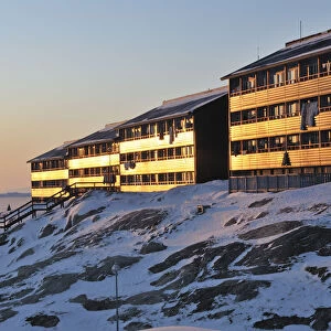 residential houses in Ilulissat, Greenland