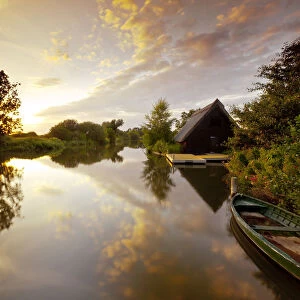 River Ant Reflections, How Hill, Norfolk Broads National Park, England