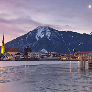 Rottach-Egern at Tegernsee Lake, District Miesbach, Upper Bavaria, Germany
