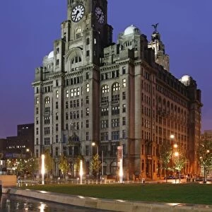 The Royal Liver Building is a Grade I listed building located in Liverpool, England
