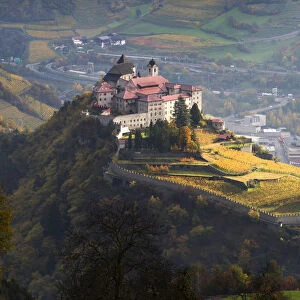 Sabbiona convent in Isarco valley Europe, Italy, Trentino Alto Adige, Bolzano