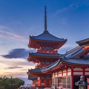 Sanjunoto pagoda of Kiyomizu-dera Temple, Higashiyama, Kyoto, Japan