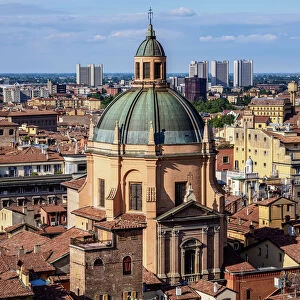 Santuario di Santa Maria della Vita, elevated view, Bologna, Emilia-Romagna, Italy
