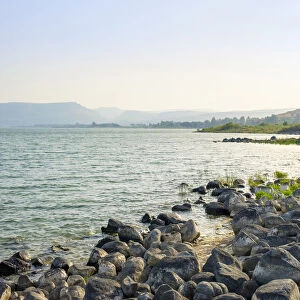 The Sea of Galilee at Tabgha, Lower Galilee, North District, Israel