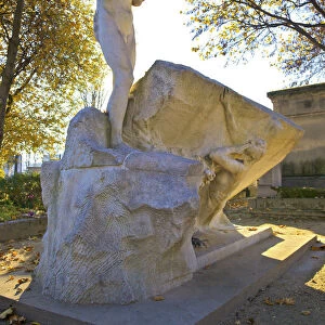 The Separation Of A Couple By De Max, Gravestone, Montparnasse Cemetery, Montparnasse