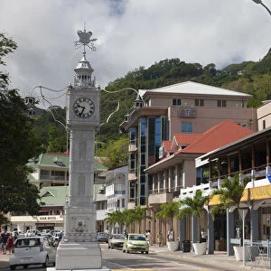 Seychelles, Mahe Island, Victoria, The Clock Tower