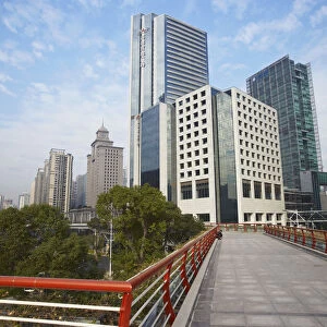 Skyscrapers in Zhujiang New Town, Tianhe, Guangzhou, Guangdong, China