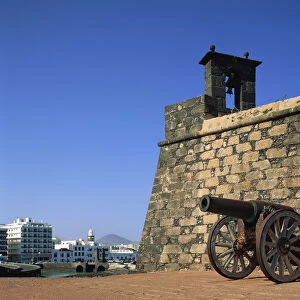 Spain, Canary Islands, Lanzarote, Arrecife, San Gabriel Castle
